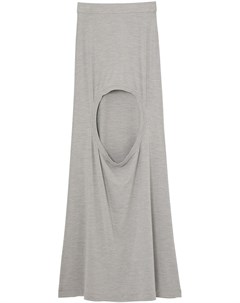 Длинная юбка с асимметричным подолом Burberry