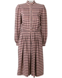 Платье с длинными рукавами в полоску Ted lapidus vintage