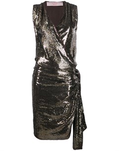 Драпированное платье 2004 го года с пайетками Lanvin pre-owned