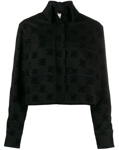 Джинсовая куртка с логотипом Fendi