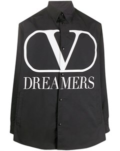 Рубашка оверсайз с принтом VLogo Dreamers Valentino