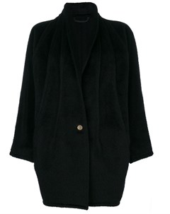 Пальто с воротником шалькой Versace pre-owned