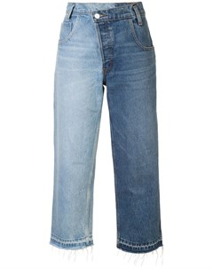 Широкие джинсы дизайна пэчворк Monse