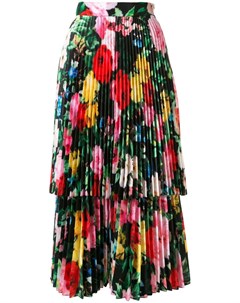 Многослойное платье миди с цветочным принтом Richard quinn