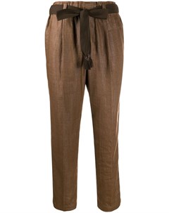 Укороченные брюки строгого кроя Brunello cucinelli
