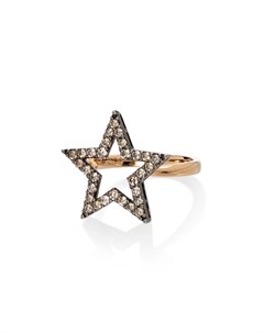 Золотое кольцо с бриллиантами Rosa de la cruz