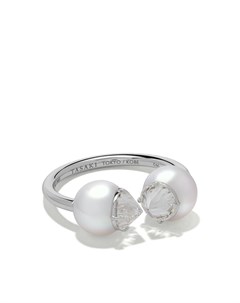 Платиновое кольцо Refined Rebellon с жемчугом и бриллиантами Tasaki