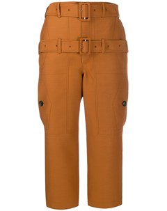 Укороченные брюки с двойным поясом Lanvin