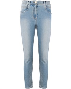 Укороченные джинсы скинни средней посадки Balmain