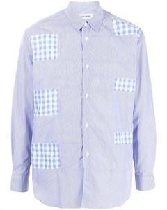 Рубашка с нашивками в клетку Comme des garcons shirt