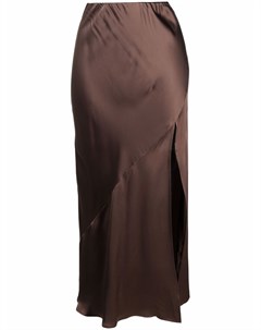 Шелковая юбка с боковым разрезом 12 storeez