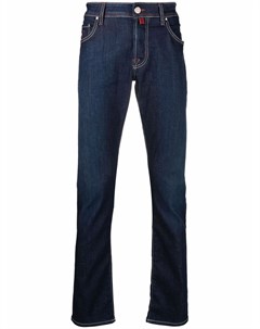 Прямые джинсы с контрастной строчкой Jacob cohen