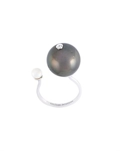 Кольцо Pearl Piercing из белого золота с бриллиантом Delfina delettrez