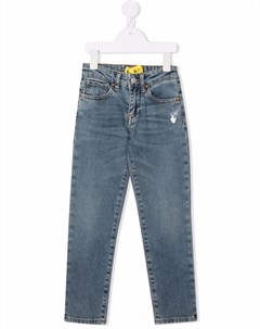 Прямые джинсы с логотипом Off-white kids