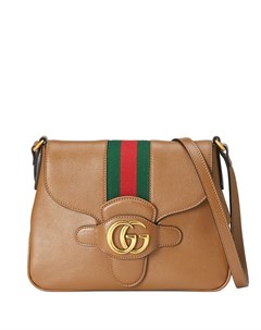 Маленькая сумка мессенджер с логотипом Double G Gucci