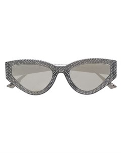 Солнцезащитные очки в оправе кошачий глаз с кристаллами Dior eyewear