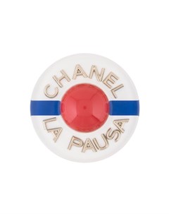 Брошь La Pausa с логотипом CC Chanel pre-owned