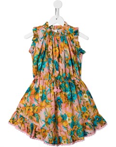 Платье Estelle Flip с цветочным принтом Zimmermann kids