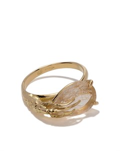 Кольцо из желтого золота с кварцем Wouters & hendrix gold