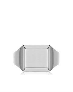 Серебряное кольцо печатка Signature Monica vinader