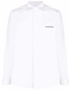 Рубашка с нашивкой логотипом Valentino
