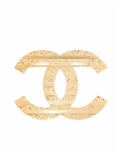 Брошь 2020 го года с логотипом CC Chanel pre-owned