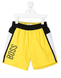 Плавки шорты в стиле колор блок с логотипом Boss kidswear