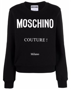 Толстовка с логотипом Couture Moschino