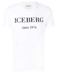 Футболка с вышитым логотипом Iceberg