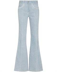 Расклешенные джинсы с логотипом Chloe