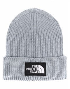 Шапка бини с нашивкой логотипом The north face