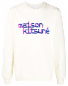 Толстовка с круглым вырезом и логотипом Maison kitsune