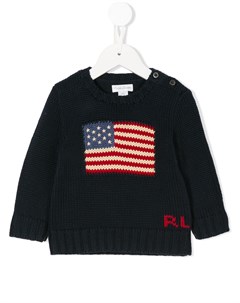 Вязаный свитер с логотипом Ralph lauren kids