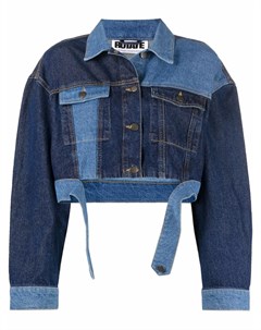 Укороченная джинсовая куртка со вставками Rotate
