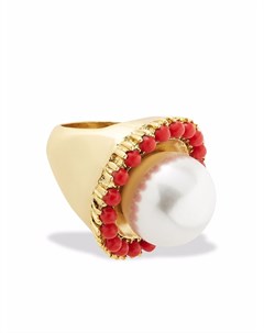Кольцо с жемчугом Oscar de la renta