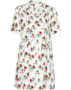 Поплиновое платье рубашка с принтом See by chloe