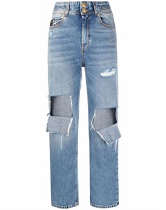 Джинсы с прорезями Versace jeans couture