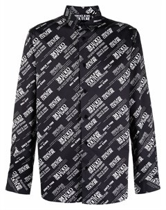 Рубашка с длинными рукавами и логотипом Versace jeans couture