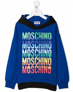 Худи с логотипом Moschino kids