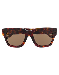 Солнцезащитные очки в квадратной оправе черепаховой расцветки Linda farrow