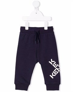 Спортивные брюки с логотипом Kenzo kids