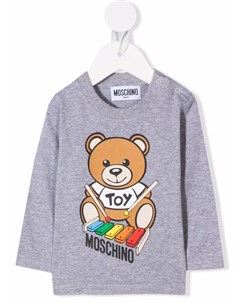 Толстовка с логотипом и принтом Teddy Bear Moschino kids