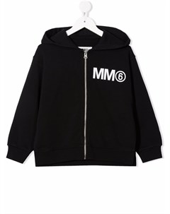 Куртка с логотипом и капюшоном Mm6 maison margiela kids