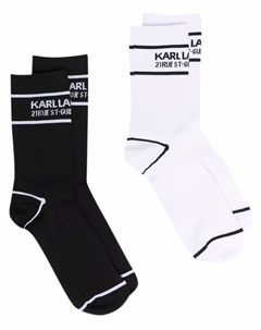Комплект из двух пар носков с логотипом Karl lagerfeld