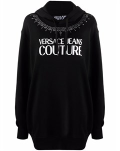 Платье худи с логотипом Versace jeans couture