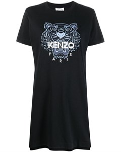 Платье футболка с принтом Tiger Kenzo