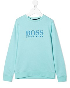 Толстовка с длинными рукавами и логотипом Boss kidswear
