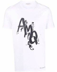 Футболка AMQ с логотипом Alexander mcqueen
