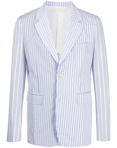 Однобортный пиджак в тонкую полоску Comme des garcons shirt