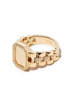 Перстень из желтого золота с бриллиантами Shay